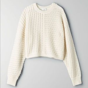 Aritzia Wilfred Cropped Sweater